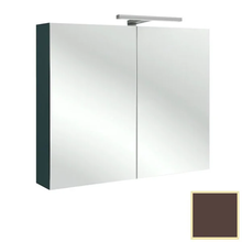 Зеркальный шкаф Jacob Delafon Rythmik 80 см, EB796-N23 цвет Ледяной коричневый лак