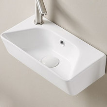 Раковина CeramaLux, 40 х 22.5 см, подвесная, белая, 78578R