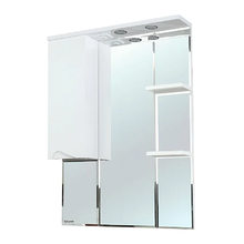 Зеркальный шкаф Bellezza Эйфория 4619113002014/4916113001017, 80 см, с подсветкой, цвет белый, левый/правый