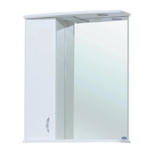 Зеркальный шкаф Bellezza Астра 60 см, с подсветкой, белый, левый/правый