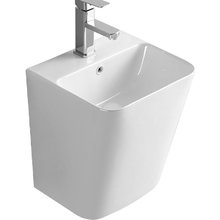 Раковина CeramaLux Серия N 500Q, 38 х 34 см, подвесная, белая