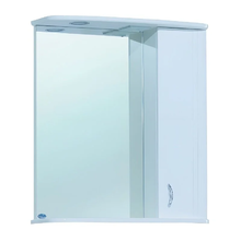 Зеркальный шкаф Bellezza Астра 4614908002019/4614908001012, 55 см, с подсветкой, цвет белый, левый/правый