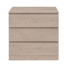 Комод Aquanet Сканди, 80 x 48.3 х 79.7 см, напольный, 3 ящика, дуб эдгрейн, 00302543