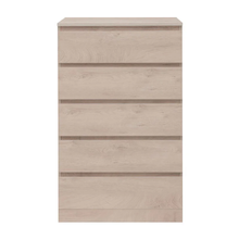 Комод Aquanet Сканди, 70 x 40.3 х 113.7 см, напольный, 5 ящиков, дуб эдгрейн, 00302551