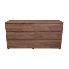 Комод Aquanet Сканди, 160 x 48.3 х 79.7 см, напольный, 6 ящиков, дуб крафт, 00302548