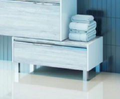 Комод Акватон Капри 1A231103KPDA0 80 см напольный, цвет бетон пайн