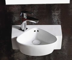 Раковина CeramaLux Серия N TR 4414 подвесная/накладная, белый