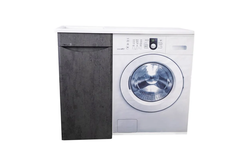 Тумба под раковину Bellezza Олиссия 100, напольная, серый, левая/правая