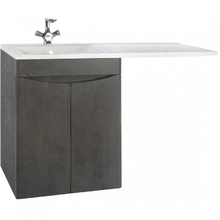 Тумба под стиральную машину Bellezza Олиссия 4639419240422, 60 см, напольная, цвет серый