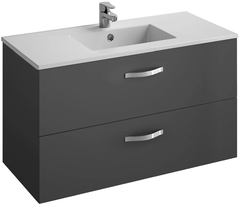 Тумба под раковину Jacob Delafon Ola 100 см, серый антрацит, EB392RU-N14