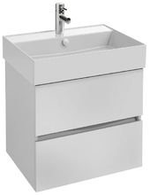 Тумба под раковину Jacob Delafon Tolbiac 60 см, белый глянцевый лак, EB2381-J5