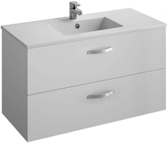 Тумба под раковину Jacob Delafon Ola 100 см, цвет - белый лак, EB392RU-J5