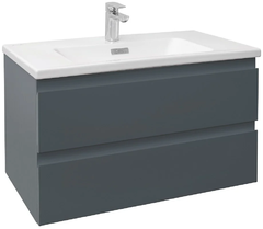 Тумба под раковину Jacob Delafon Madeleine, 80 см, серый матовый лак, EB2053-J54