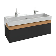 Тумба под раковину Jacob Delafon Terrace 120 EB1188-M61, мягкий черный, подвесная