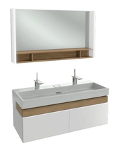 Тумба под раковину Jacob Delafon Terrace 120 см, EB1188-G1C, подвесная, цвет - белый лак