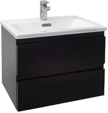 Тумба под раковину Jacob Delafon Madeleine, 60 см, черный матовый лак, EB2052-J53