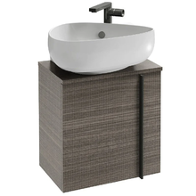 Тумба под раковину Jacob Delafon Nouvelle Vague 45 см, EB3045G-E73, цвет фактурный дуб, петли слева