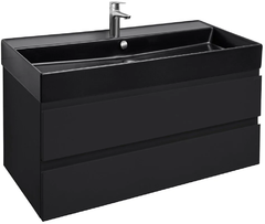 Тумба под раковину Jacob Delafon Madeleine, 100 см, черная матовая, EB1318-J53
