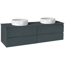 Тумба со столешницей под раковину Jacob Delafon Madeleine, 120 см, со светодиодной подсветкой, серый матовый, EB2085-J54