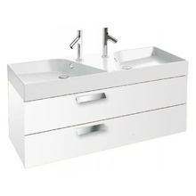 Тумба под раковину Jacob Delafon Rythmik EB1305-N18, 120 см, цвет белый глянцевый