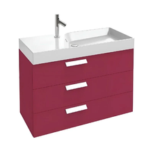 Тумба под раковину Jacob Delafon Rythmik 120 см, EB1311-R3, цвет малиновый глянцевый