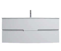 Тумба под раковину Jacob Delafon Nona 120 см, с интегрированными ручками, белый глянцевый, EB1890RU-G1C