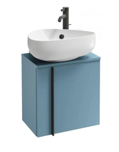 Тумба под раковину Jacob Delafon Nouvelle Vague 45 см, EB3045D-S50, цвет аквамарин сатин, правая