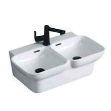 Раковина Ceruttispa Double CT9702 Nemi, 65 х 39 см, подвесная, белая