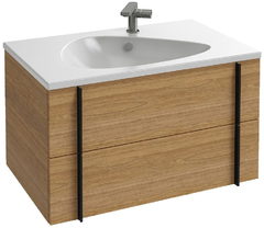 Тумба под раковину Jacob Delafon Nouvelle Vague 80 см, EB3030-E16, цвет - ореховое дерево