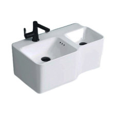 Раковина Ceruttispa Double CT9703 Bella, 64.5 х 36.5 см, подвесная, белая