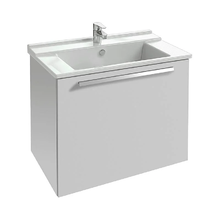 Тумба под раковину Jacob Delafon Struktura 80 см, EB1285-N18, цвет - белый блестящий