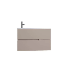 Тумба под раковину Jacob Delafon Nona 80 см, с интегрированными ручками, телесный лак глянцевый, EB1888RU-G1A