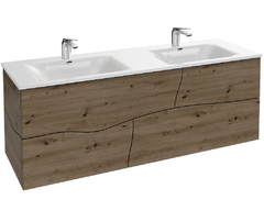 Тумба под раковину Jacob Delafon Sherwood 140 см, состаренный дуб, EB1835RU-P13