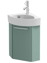 Тумба под раковину Jacob Delafon Odeon Rive Gauche 45 см, цвет оливковый матовый, ручки на выбор, EB2584D-RX-M47/EB2584G-RX-M47