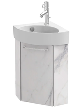 Тумба под раковину Jacob Delafon Odeon Rive Gauche 45 см, цвет белый мрамор, ручки на выбор, EB2584D-RX-NR4/EB2584G-RX-NR4
