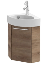 Тумба под раковину Jacob Delafon Odeon Rive Gauche 45 см, цвет квебекский дуб, ручки на выбор, EB2584D-RX-E10/EB2584G-RX-E10