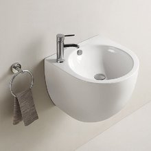 Раковина Comforty, 49 х 41 см, моноблок, подвесная, цвет белый, 00-00012840 (500F)