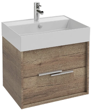 Тумба под раковину Jacob Delafon Vivienne 60 см, корпус дуб табак, фасад дуб табак, без ручек, EB1583-E52-E52