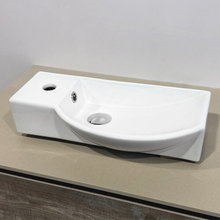 Раковина Comforty, 50.5 см, белый, левая/правая