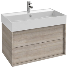 Тумба под раковину Jacob Delafon Vivienne 80 см, корпус серый дуб, фасад серый дуб, без ручек, EB1584-E71-E71