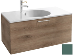 Тумба под раковину Jacob Delafon Odeon Rive Gauche 90 см, EB2513-RX-M87, цвет эвкалипт матовый, ручки на выбор