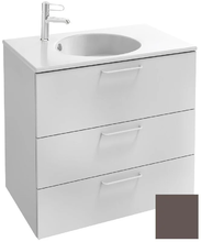 Тумба под раковину Jacob Delafon Odeon Rive Gauche 70 см, EB2531-RX-G80, цвет светло-коричневый глянцевый, ручки на выбор