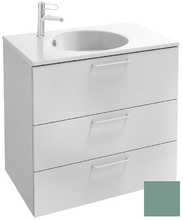 Тумба под раковину Jacob Delafon Odeon Rive Gauche 70 см, EB2531-RX-G95, цвет оливковый глянцевый, ручки на выбор