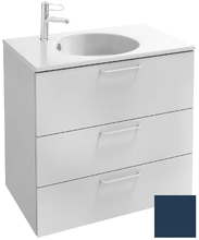 Тумба под раковину Jacob Delafon Odeon Rive Gauche 70 см, EB2531-RX-M67, цвет тёмно-синий матовый, ручки на выбор