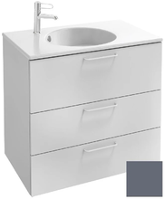 Тумба под раковину Jacob Delafon Odeon Rive Gauche 70 см, EB2531-RX-M76, цвет насыщенный серый матовый, ручки на выбор