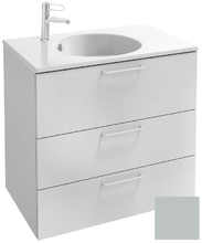 Тумба под раковину Jacob Delafon Odeon Rive Gauche 70 см, EB2531-RX-G92, цвет миндальный глянцевый, ручки на выбор