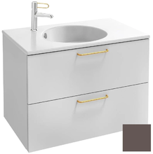 Тумба под раковину Jacob Delafon Odeon Rive Gauche 70 см, EB2521-RX-M65, цвет светло-коричневый матовый, ручки на выбор