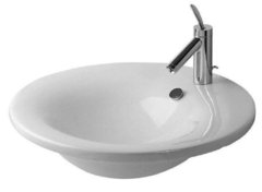 Раковина Duravit Starck 1 04065800001, 58 см для тумбы 9520