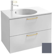 Тумба под раковину Jacob Delafon Odeon Rive Gauche 70 см, EB2521-RX-S40, цвет насыщенный серый сатин, ручки на выбор