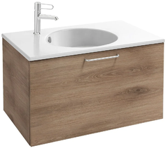 Тумба под раковину Jacob Delafon Odeon Rive Gauche 70 см, EB2511-RX-E10, цвет квебекский дуб, ручки на выбор